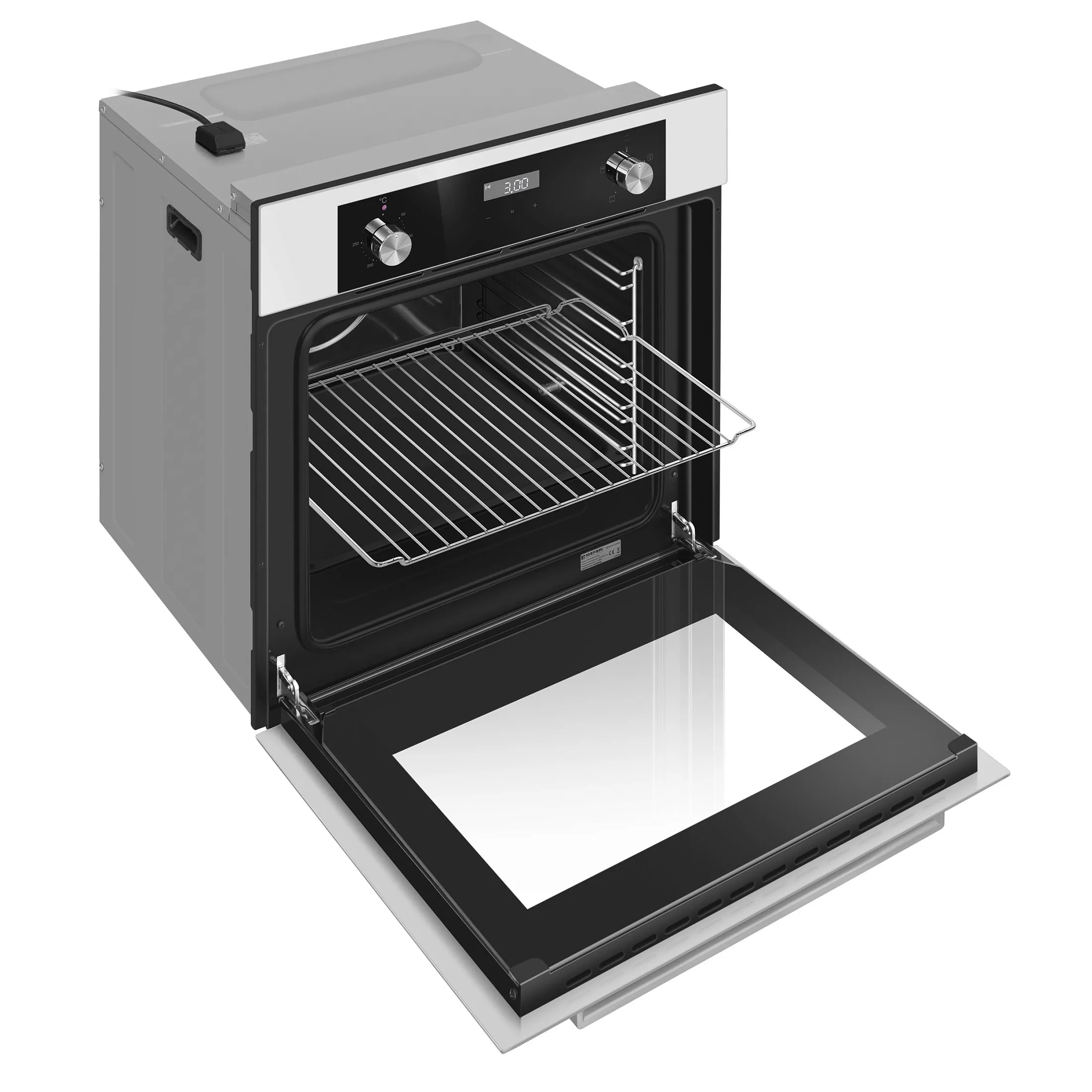 9168829 Электрический духовой шкаф Meferi MEO604WH POWER белый STDN-0040492 - Вид №4