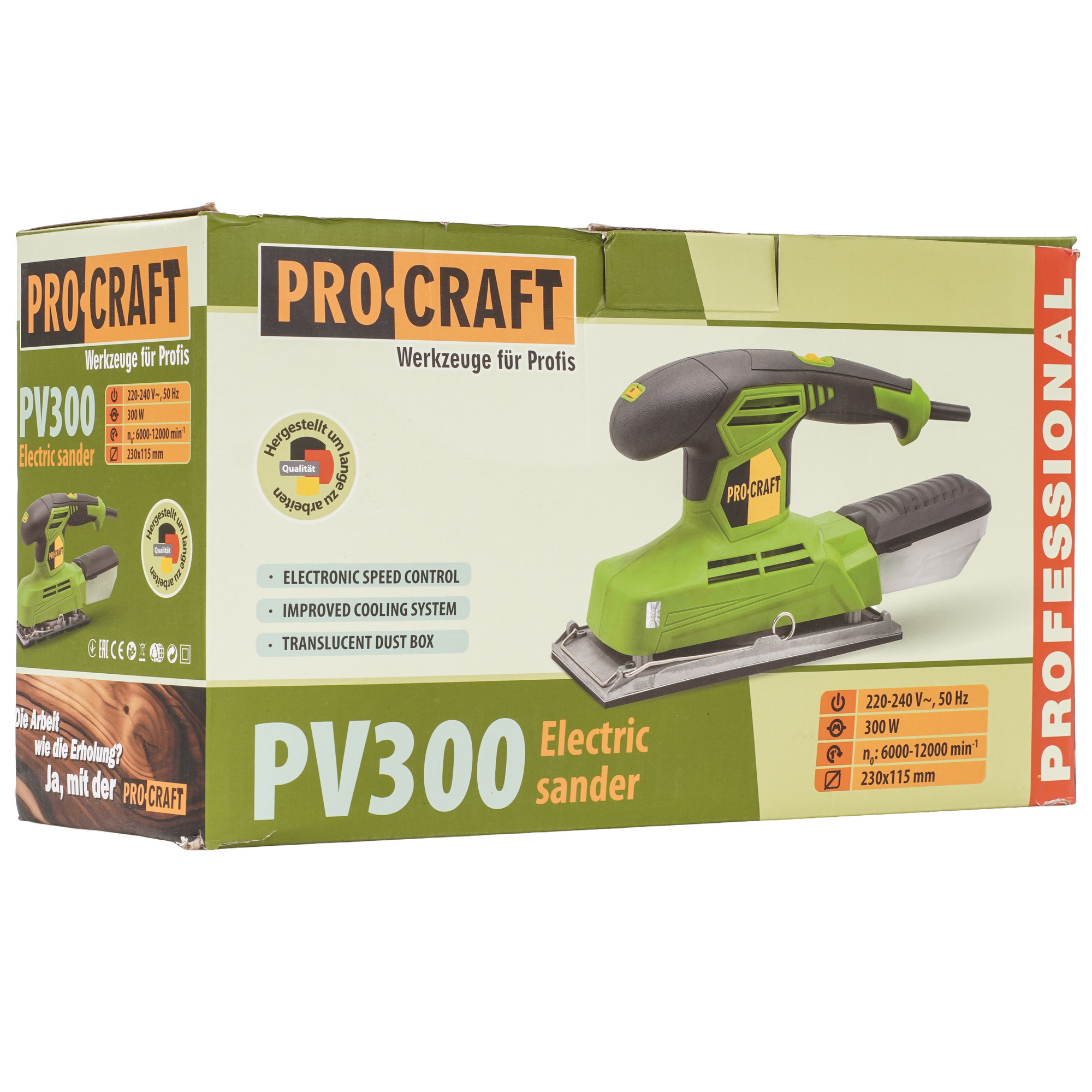 Виброшлифовальная машина PROCRAFT PV300 9277925 STDN-0041537 - Вид №9