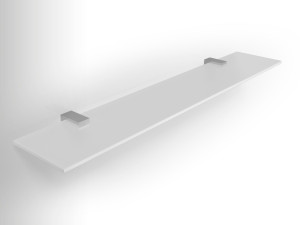 Полочка для ванной из травленого стекла