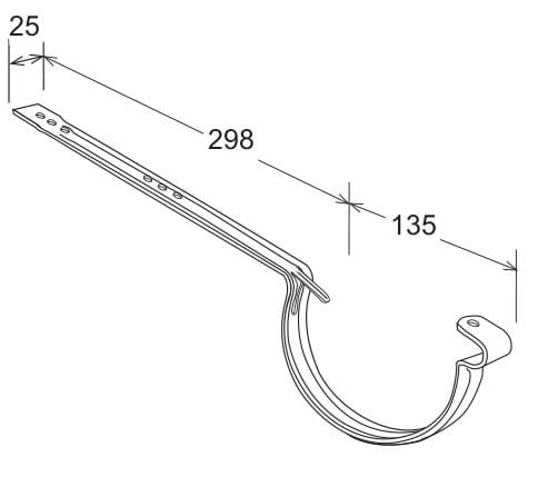 Окрашенный листовой аист для желоба 125 First Corporation First Plast ARCH-00059027 - Вид №2