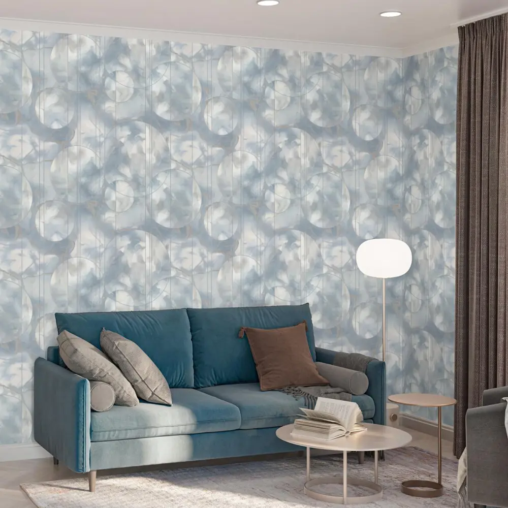 Обои флизелиновые Palitra Family Euphoria голубые 1.06 м FM72326-46 STLM-2192368 - Вид №4