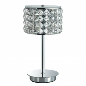 Настольная лампа Ideal Lux Roma TL1 IDEAL LUX ИНТЕРЬЕРНЫЕ 080795 Прозрачный;хром