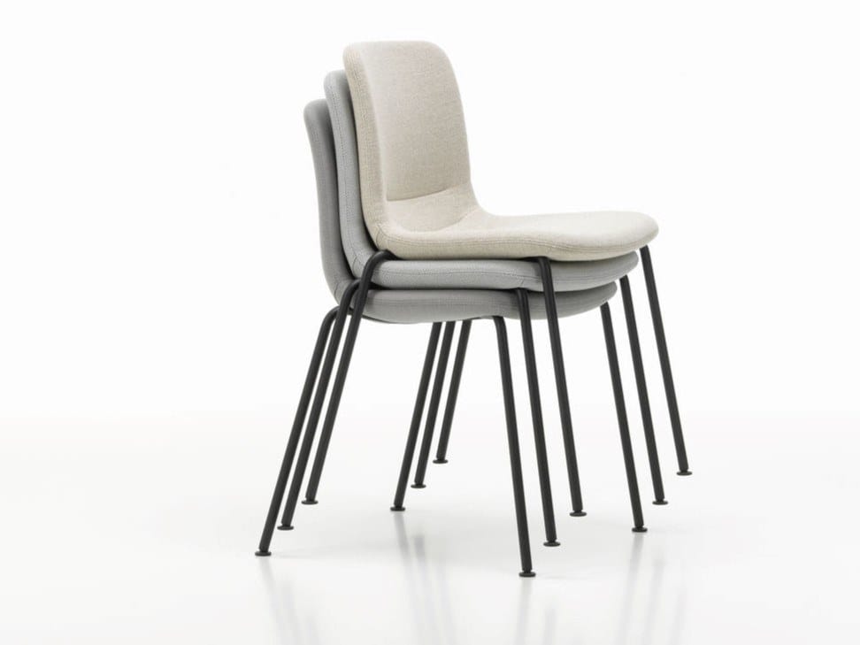 Штабелируемый стул с мягкой тканью VITRA Hal Soft ARCH-00029111