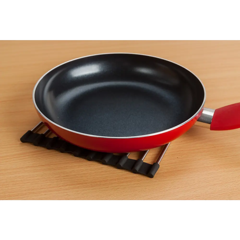 Подставка под горячее NEO 18.8x18.8x0.8 см нержавеющая сталь цвет чёрный хром Santreyd STLM-2093703 - Вид №1