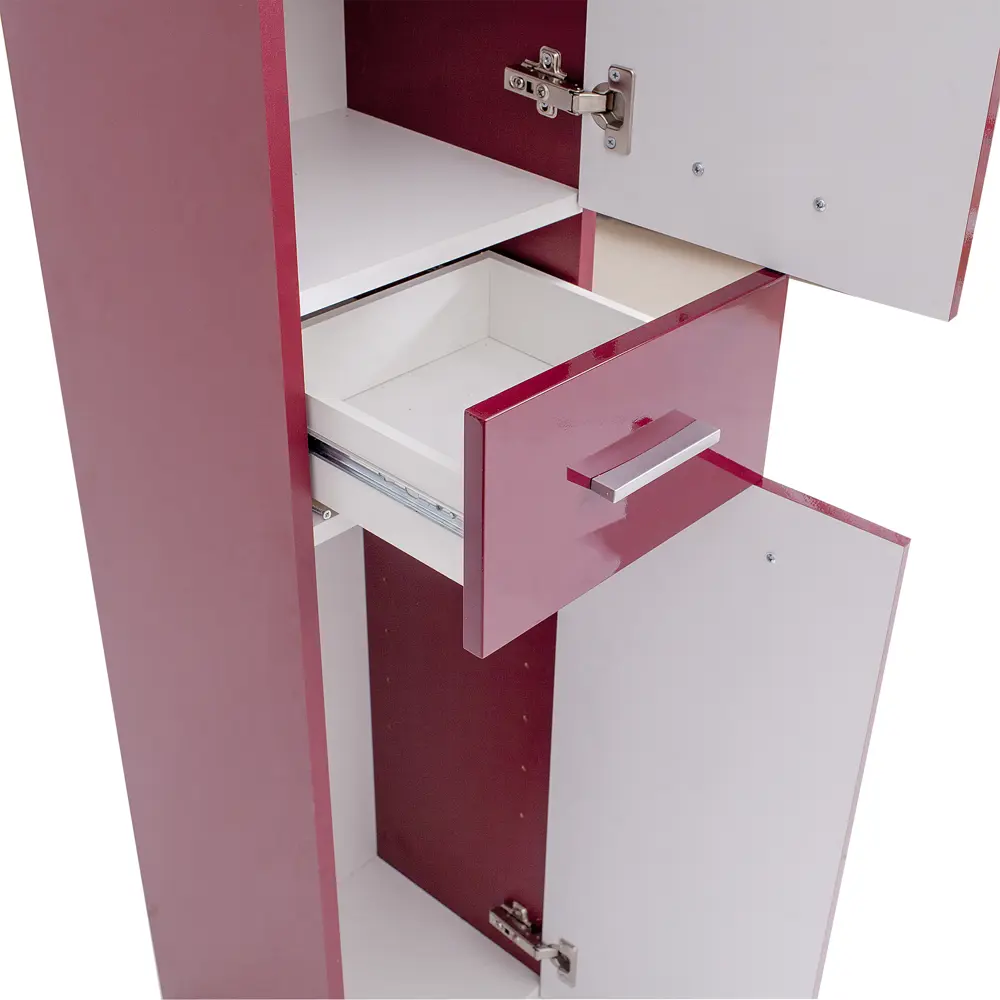 Пенал Aqualife Design «Парма» подвесной 30 см цвет бордо 17118507 STLM-2077593  - Вид №3