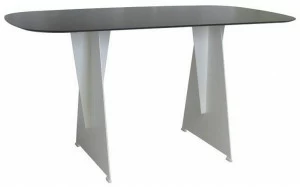 Vela Arredamenti Прямоугольный стальной стол по контракту Orione