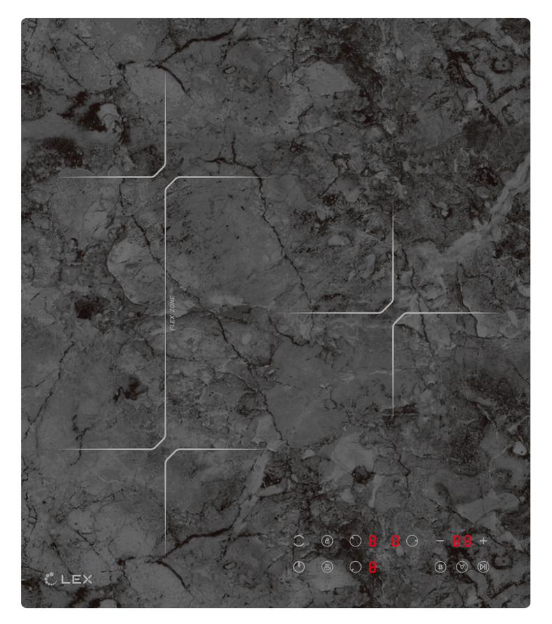 9156741 Индукционная варочная поверхность LEX EVI 430 F DS STDN-0107677