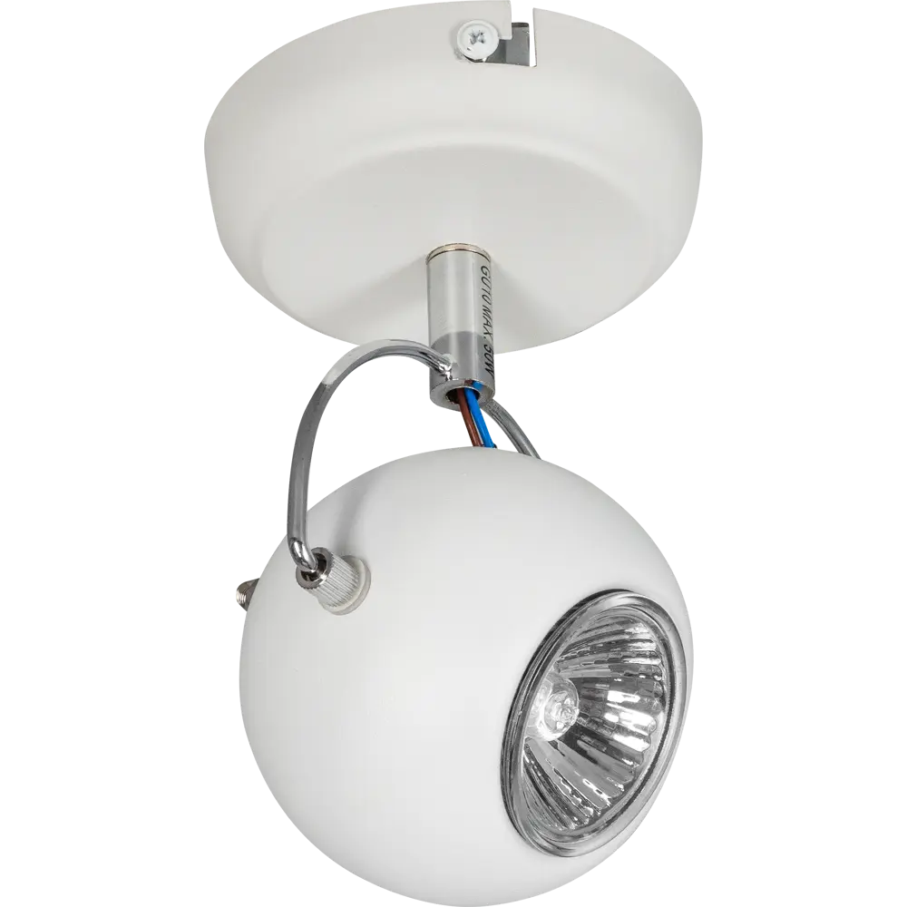 Спот Spin 1 лампа 3 м² цвет белый Arte Lamp STLM-2030571 - Вид №1