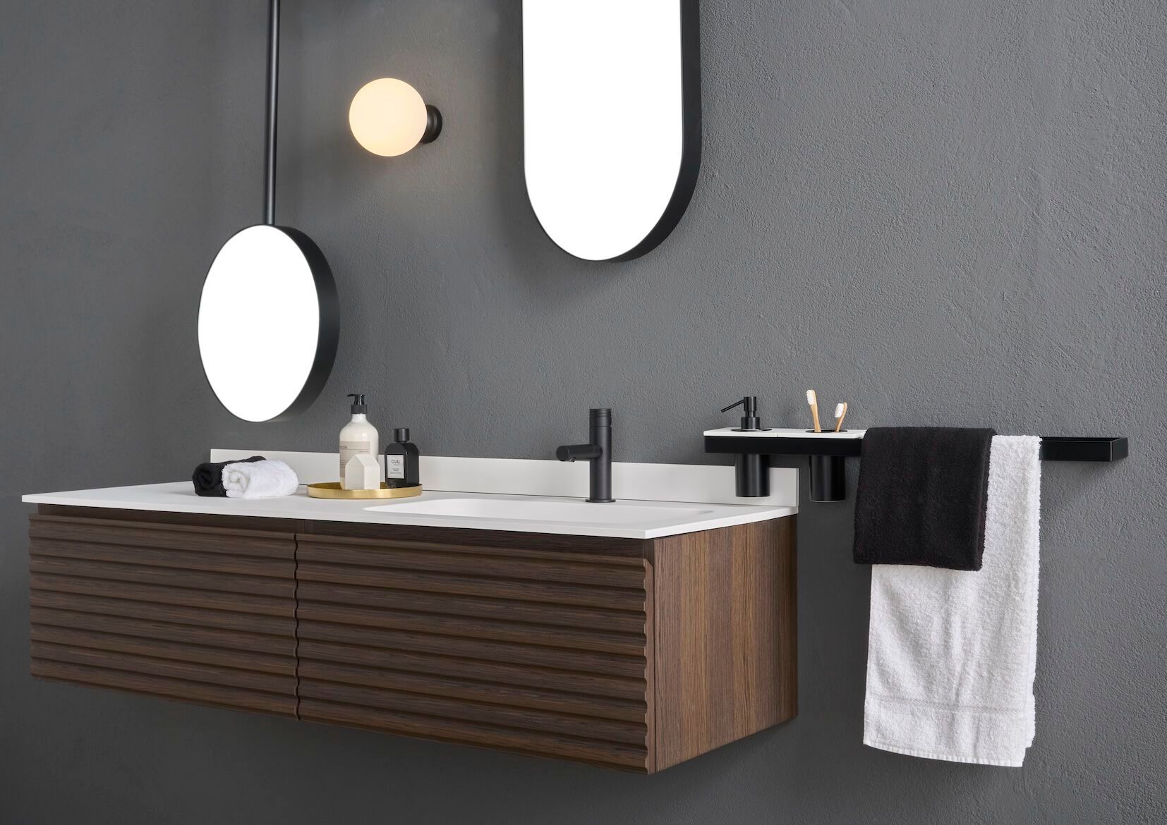 Полная мебель для ванной комнаты Gaia Mobili Contemporary ARCH-00035334 - Вид №1