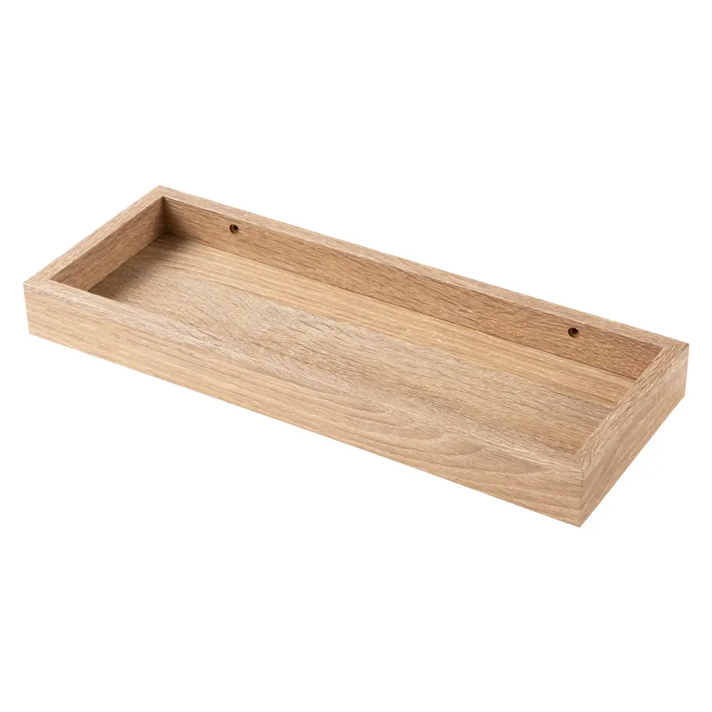 Настенная полка KONSENSA 40x15см со скрытым креплением МДФ цвет дуб STLM-2177011 - Вид №2