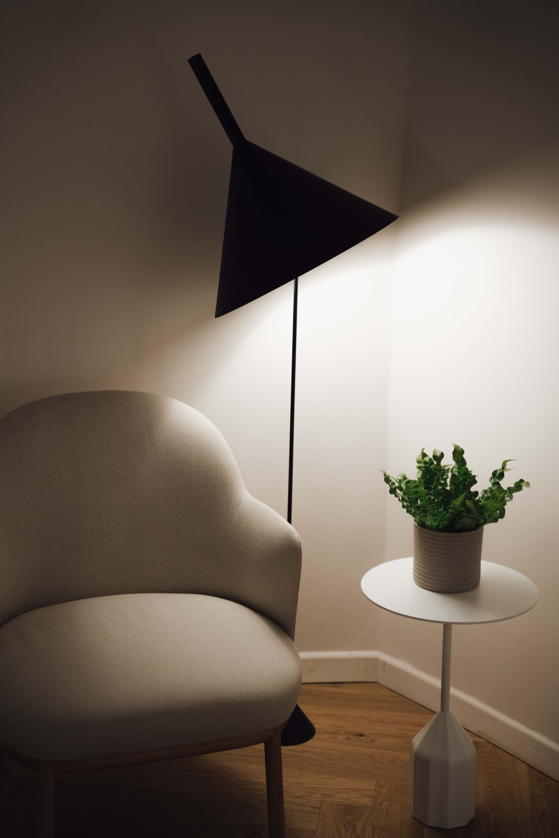 Регулируемая металлическая напольная лампа Vertigo Bird воронка ARCH-00040990 - Вид №1