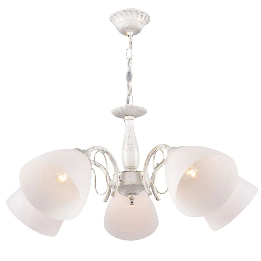 Люстра подвесная «Амфора» КС30067/5P, 5 ламп, 15 м², цвет белый КЛЮЧНИК STLM-2104743