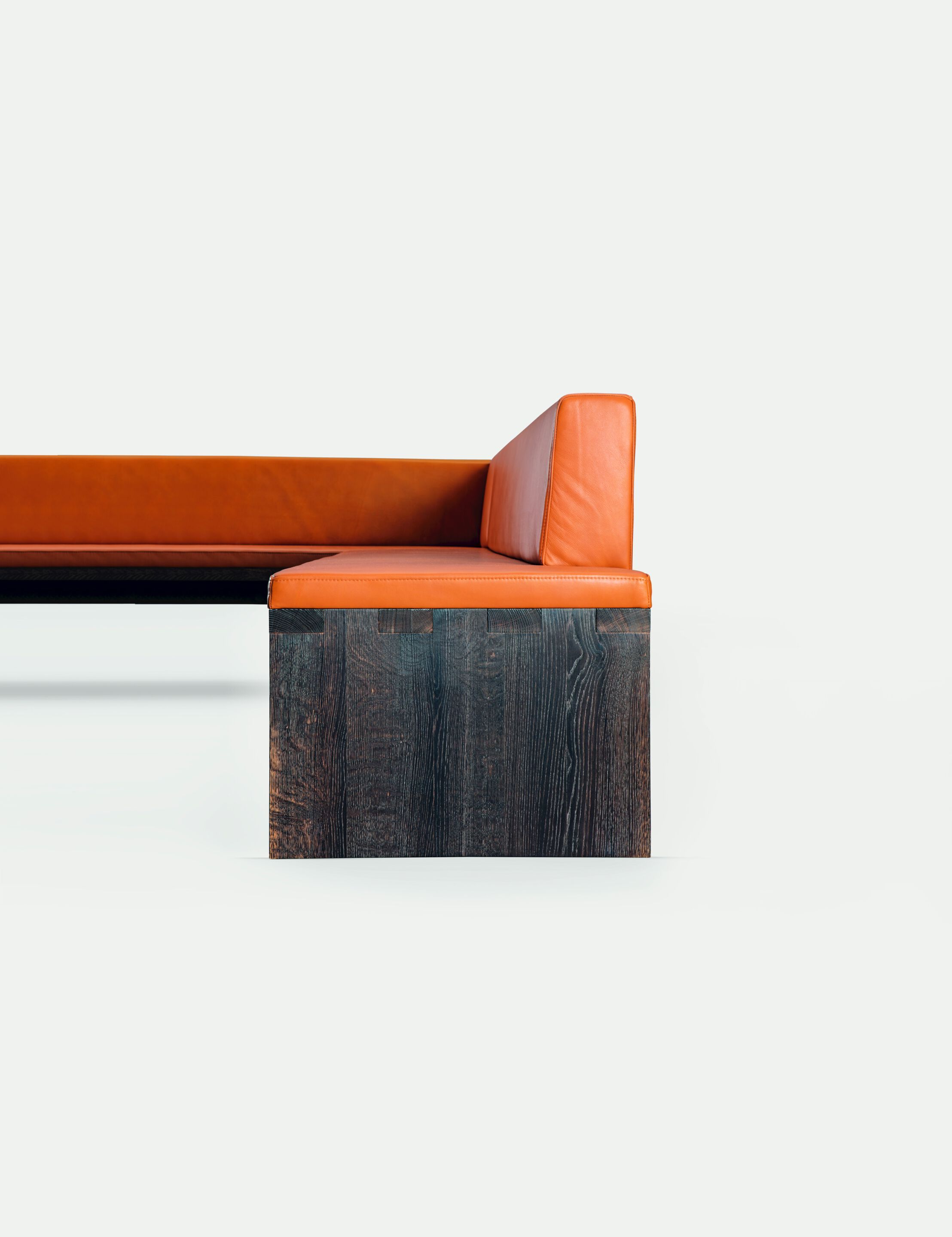 Деревянная мягкая скамейка со спинкой JANUA SC 02 ARCH-00075764 - Вид №11