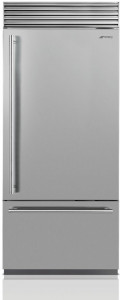 RF396RSIX Холодильник / отдельностоящий холодильник, 90 см, no-frost,нержавеющая сталь, обработка против отпечатков пальцев SMEG