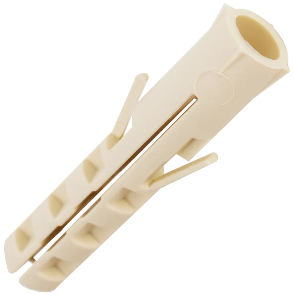 Дюбель для полнотелых материалов PND-8 8x40 мм нейлон цвет бежевый 10 шт ЕВРОПАРТНЕР STLM-2061662