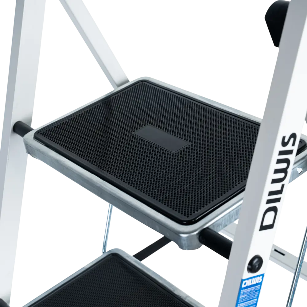 Стремянка стальная DILWIS 4 ступени 511-4LM, максимальная нагрузка 150 кг STLM-2045730 - Вид №3