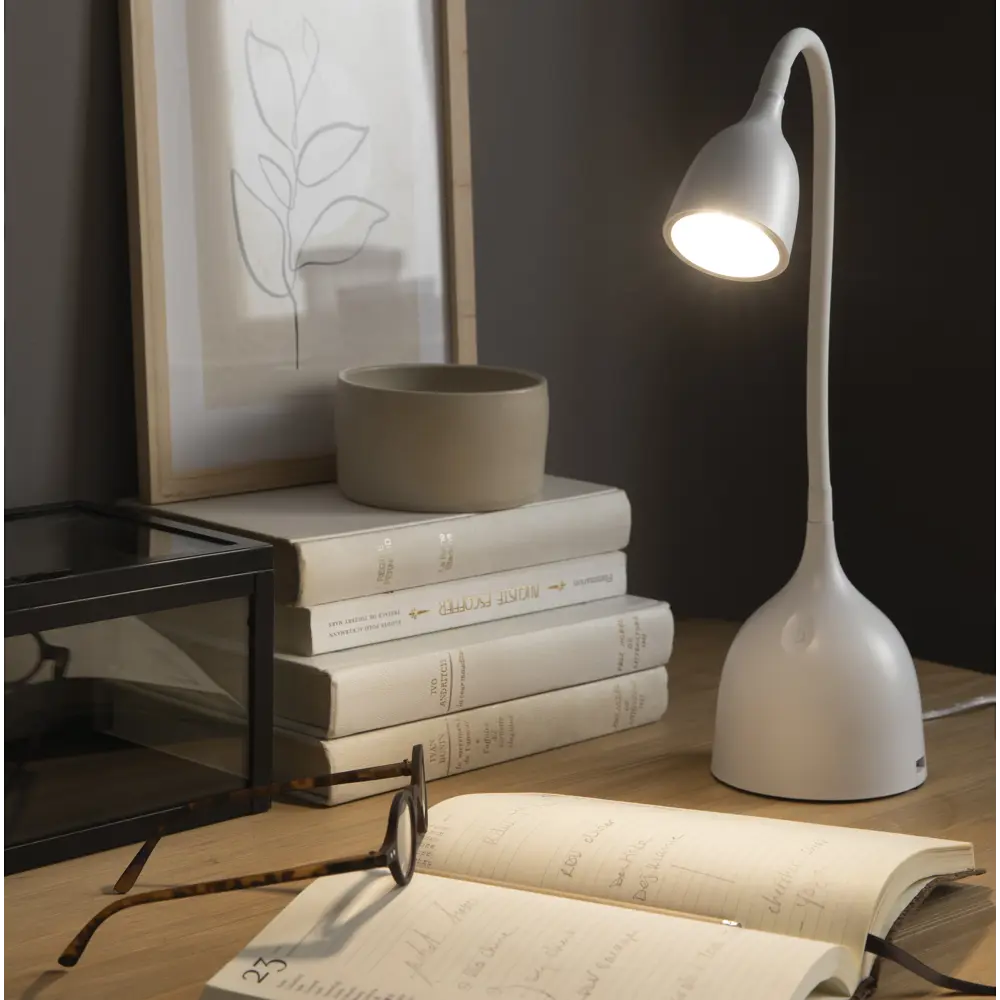 Настольная лампа Inspire Swallow LED 400ЛМ 4K белая STLM-2151874