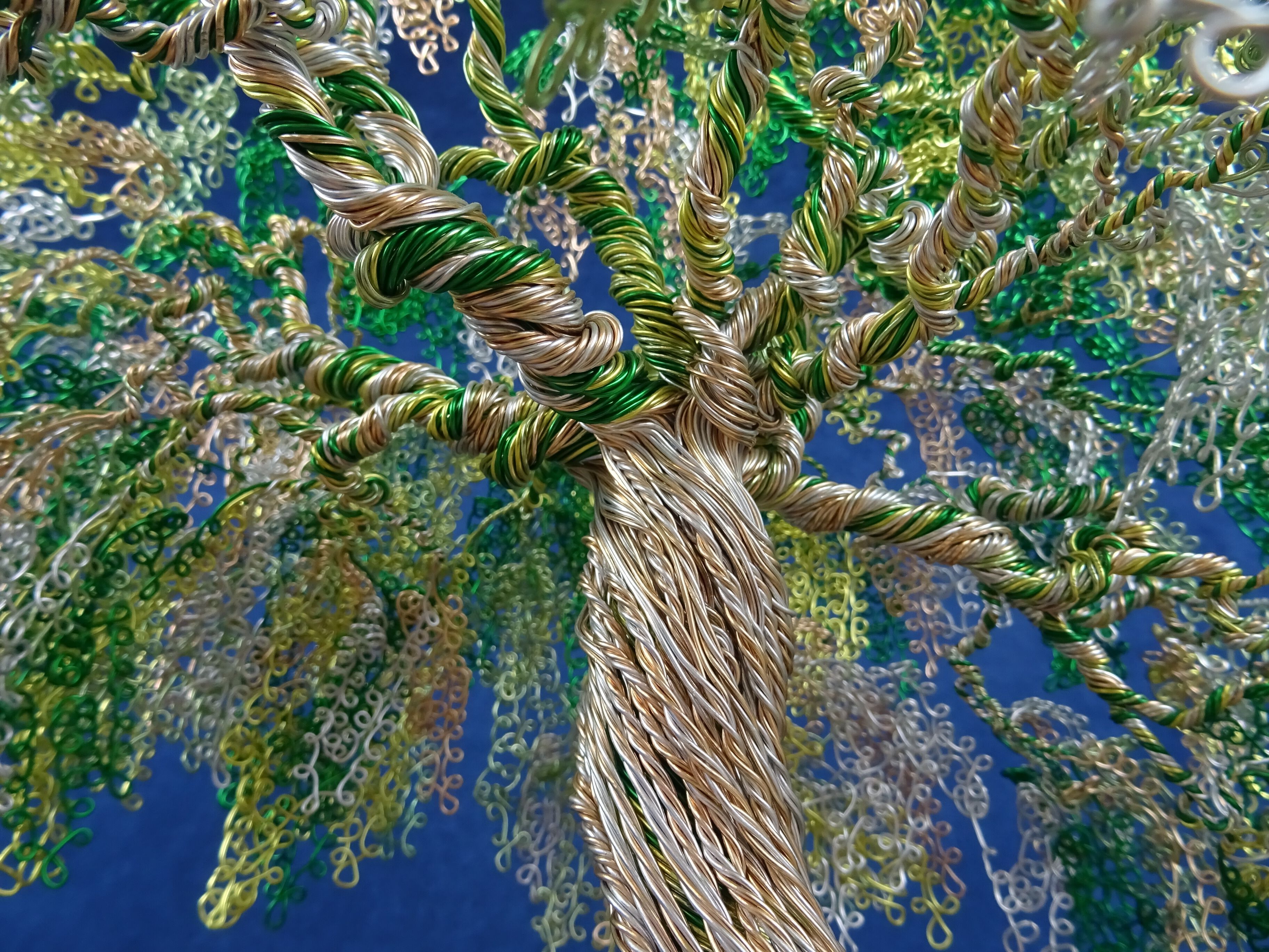 Скульптура из алюминия и дерева Mosche Bianche Zen Bonsai ARCH-00045154 - Вид №1