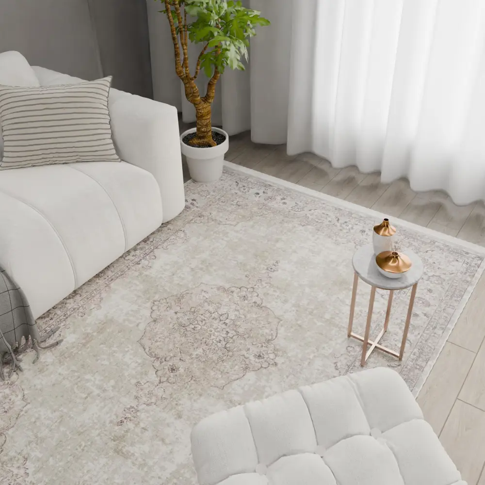 Ковер Ragolle Leo 195x300 см вискоза 927909/6616 цвет серый STLM-2085375 - Вид №7