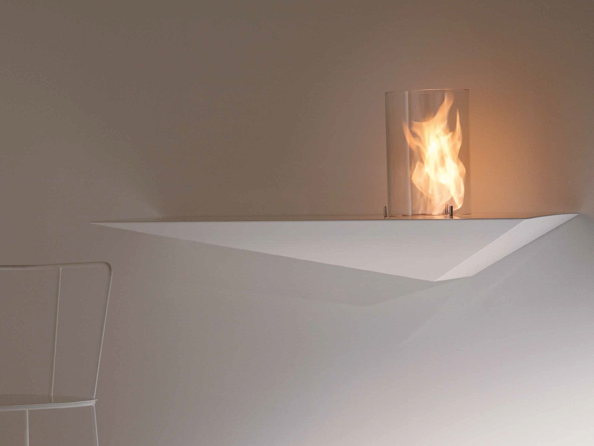 Настенный камин на биоэтаноле ACQUAFUOCO PRISMA CONSOLLE ARCH-00032106