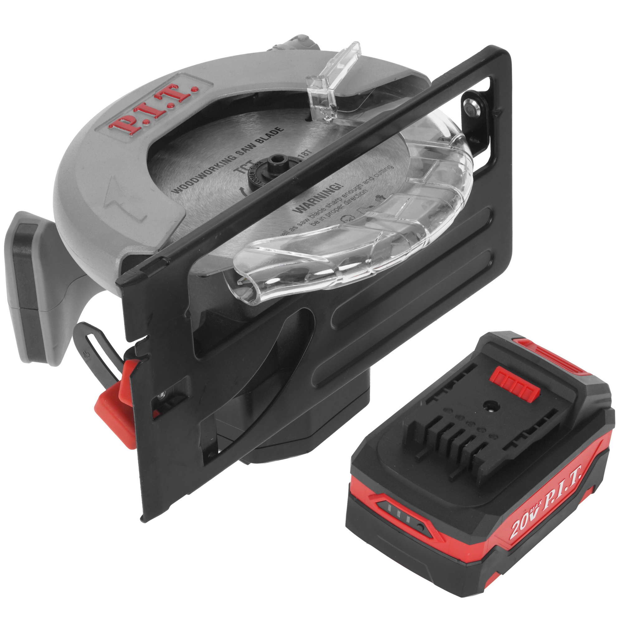 Пила дисковая P.I.T. PKS20H-165A/1 OnePower 20V 9938105 PIT STDN-0148332 - Вид №6