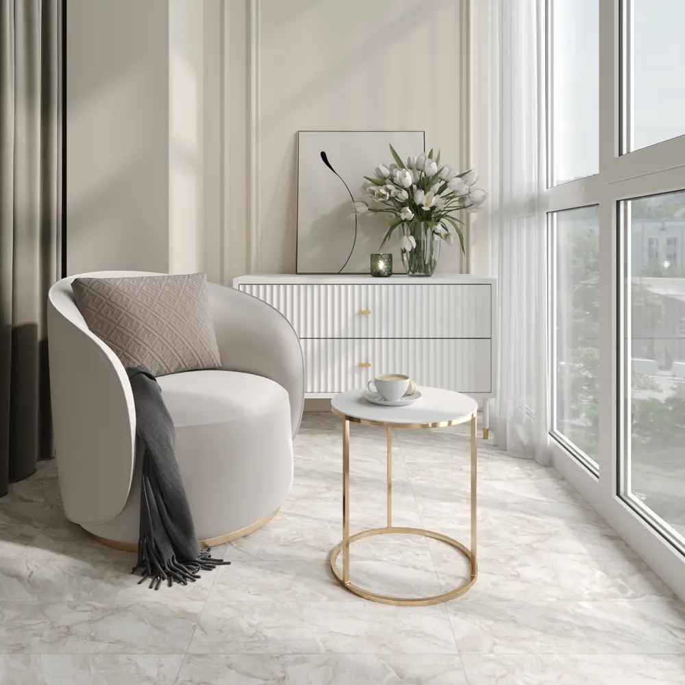 Глазурованный керамогранит LB Ceramics Морозный вечер 19.9x60.3 см 0.96 м² матовый цвет серо-бежевый STLM-2167539 - Вид №3