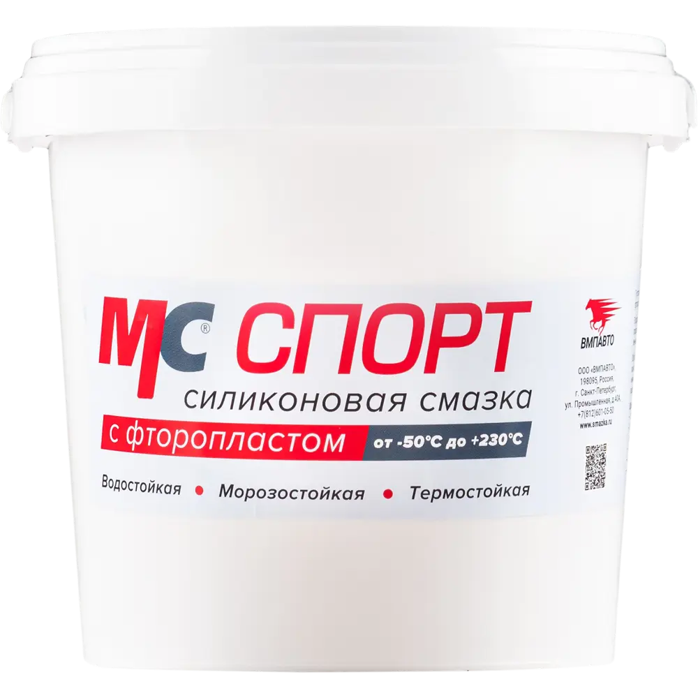 Силиконовая смазка с фторопластом МС СПОРТ 900 г банка 82834102 STLM-2195676 Santreyd 
