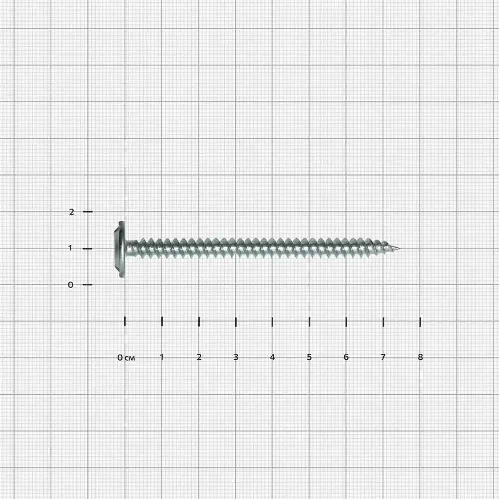 Саморезы по металлу DILWIS с пресс-шайбой острые оцинкованные 4.2x75 мм 12 шт. 89372240 STLM-2118455  - Вид №2