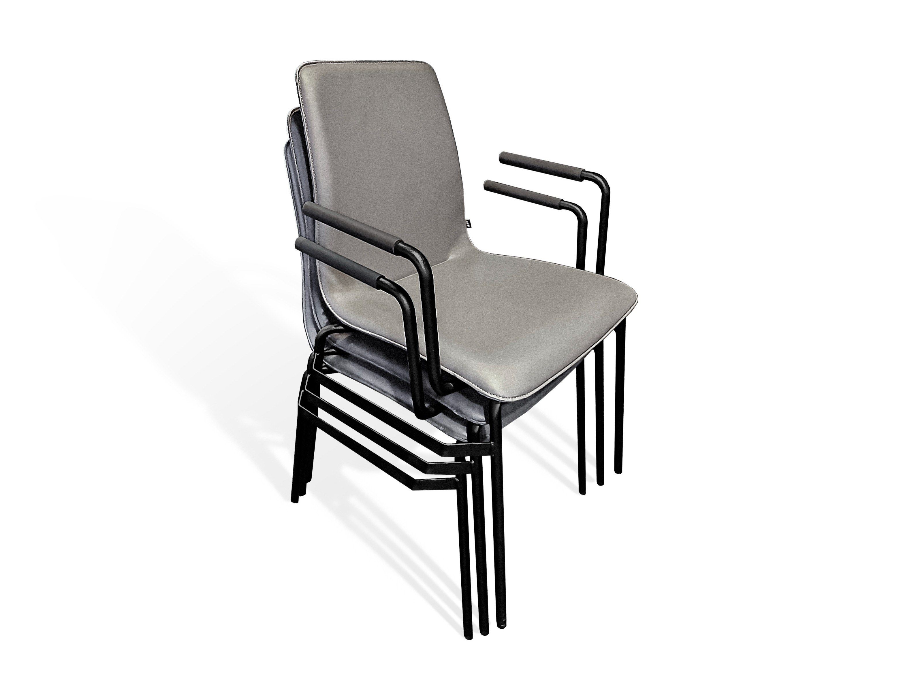 Мягкий штабелируемый стул с подлокотниками KFF Maverick ARCH-00064381 - Вид №11