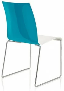 Brunner Штабелируемый пластиковый стул с санками Fina