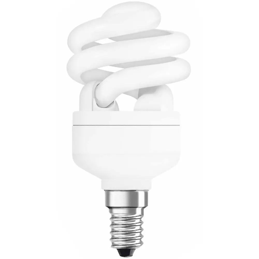 Лампа энергосберегающая Osram спираль E14 11 Вт свет холодный белый STLM-2199570