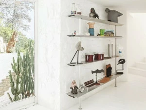 BD Barcelona Design Настенный книжный шкаф из алюминия Aluminium