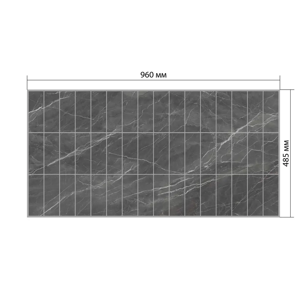 Стеновая панель Santreyd Вертикаль сумрак - элегантное решение для интерьера 89379517 STLM-1541855 - Вид №4