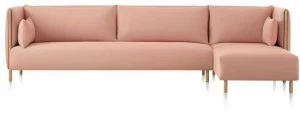 Herman Miller 3-х местный тканевый диван с шезлонгом Colourform