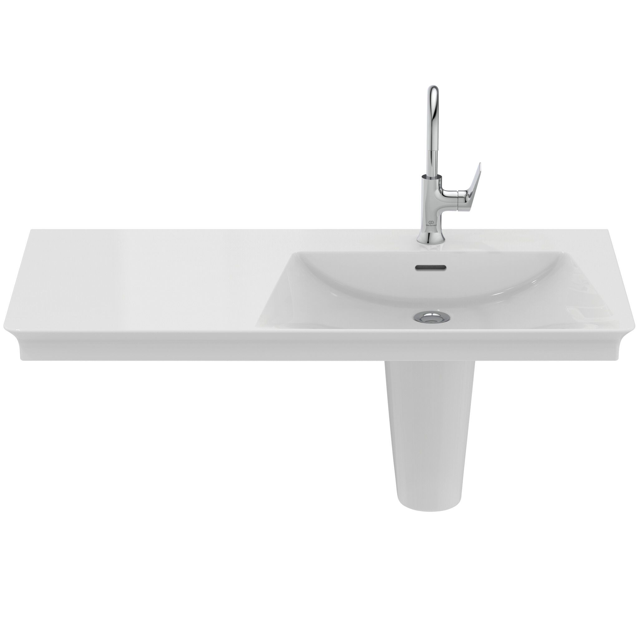 Одинарная керамическая раковина с переливом Ideal Standard La Dolce Vita ARCH-00082607 - Вид №8