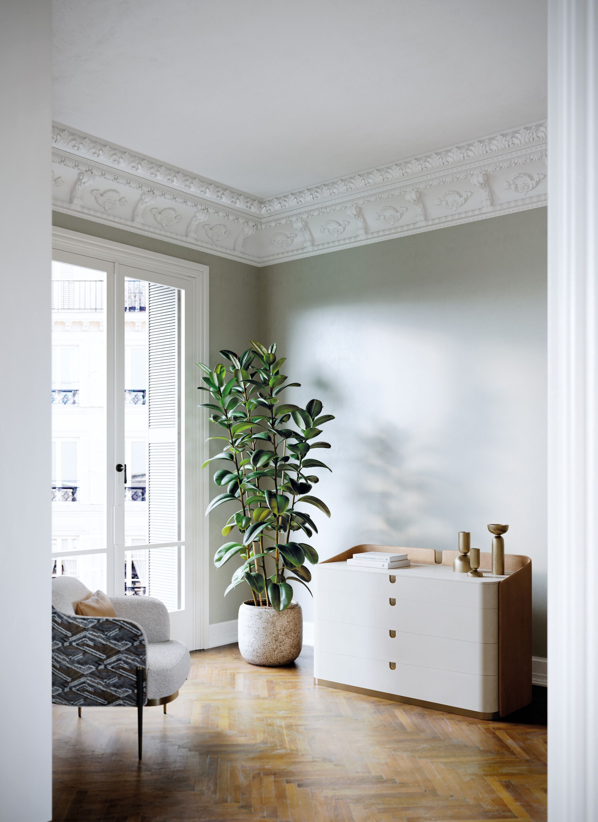 Комод с кожаной обивкой Capital Collection Люкс ARCH-00132213 - Вид №12