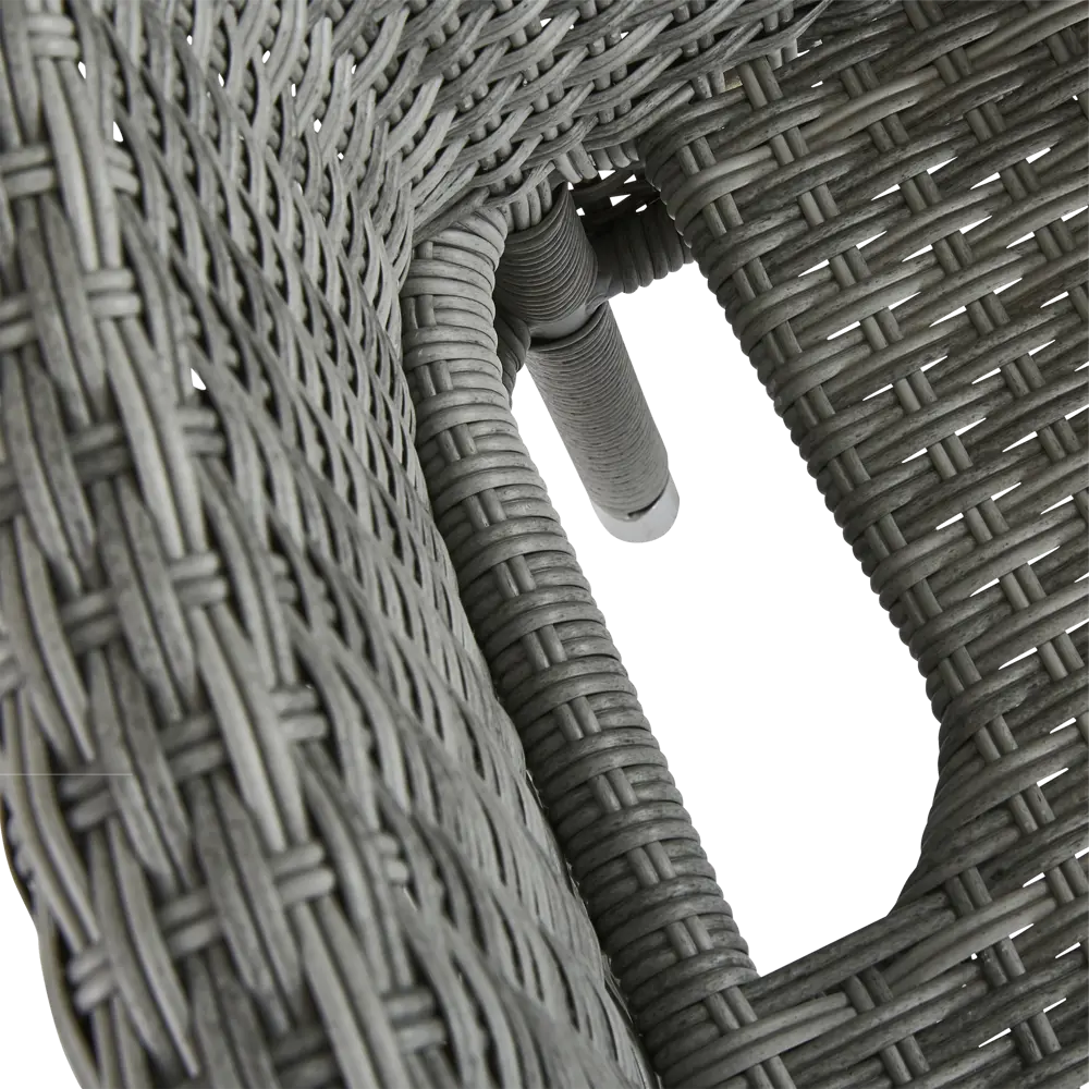 Кресло садовое NATERIAL Davos с подушкой, серый ротанг 82509566 STLM-0028916 - Вид №5