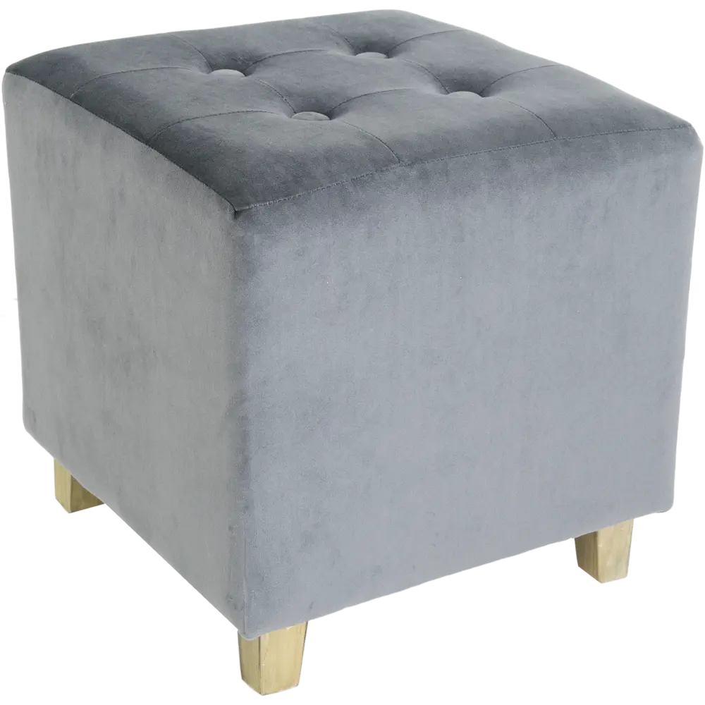 Табурет Atmosphera 35x35 см с обивкой цвет серый STLM-2087895