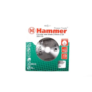 Диск пильный по дереву Hammer Flex CSB WD 205-115 24Т 210x30x2.3 мм