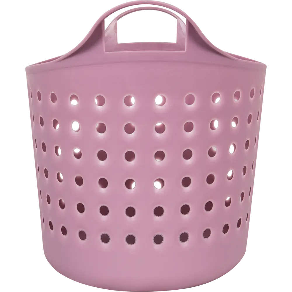Корзинка Soft 20.61×22.21×17.4 см 4.1 л пластик цвет сиреневый BEROSSI STLM-2089853 - Вид №3