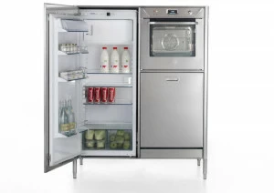 ALPES-INOX Колонна из нержавеющей стали для холодильника, духовки и посудомоечной машины Liberi in cucina