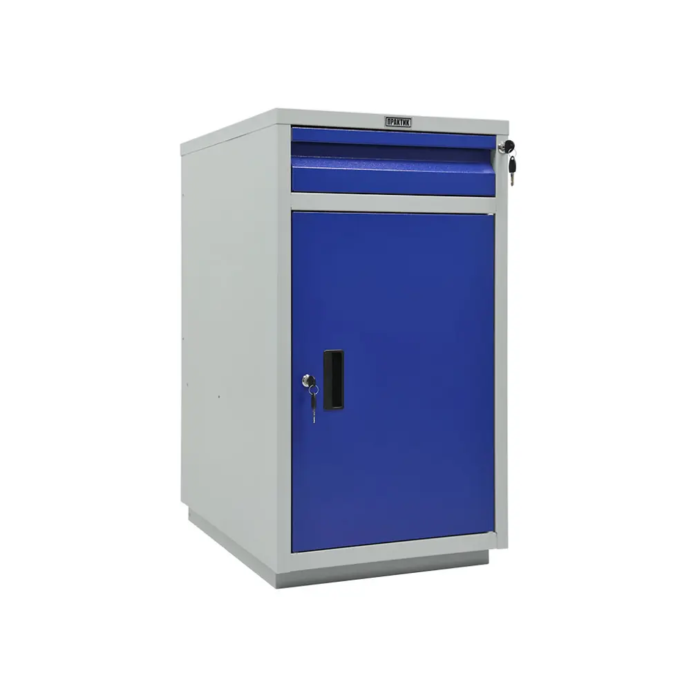 Тумба с 1 ящиком Profi WD-2 46x84x64 см металл синий Santreyd STLM-2170387