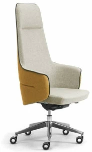 Leyform Регулируемое по высоте кресло для руководителя из шерсти с подлокотниками Opera 2900