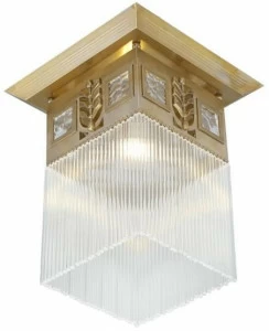 Patinas Lighting Потолочный светильник из латуни ручной работы Wiener
