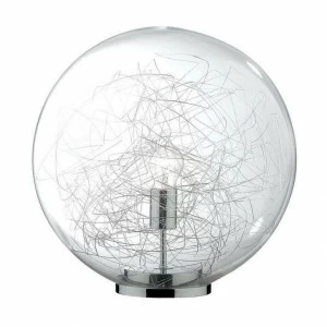 Настольная лампа Ideal Lux Mapa Max TL1 D30 IDEAL LUX ИНТЕРЬЕРНЫЕ 080772 Прозрачный;хром
