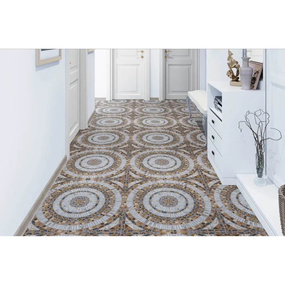 Керамогранит PiezaROSA Мюнхен 33×33 см - каменная элегантность в коричневых тонах 14086183 STLM-0004247 - Вид №4