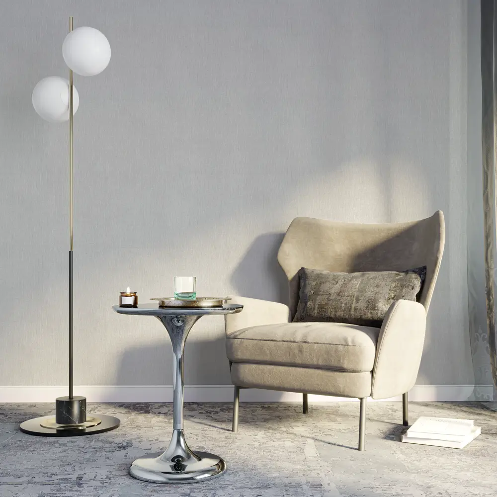 Обои флизелиновые Palitra Life Persia серо-бежевые 1.06 м ФPL71870-29 STLM-2032261 - Вид №2