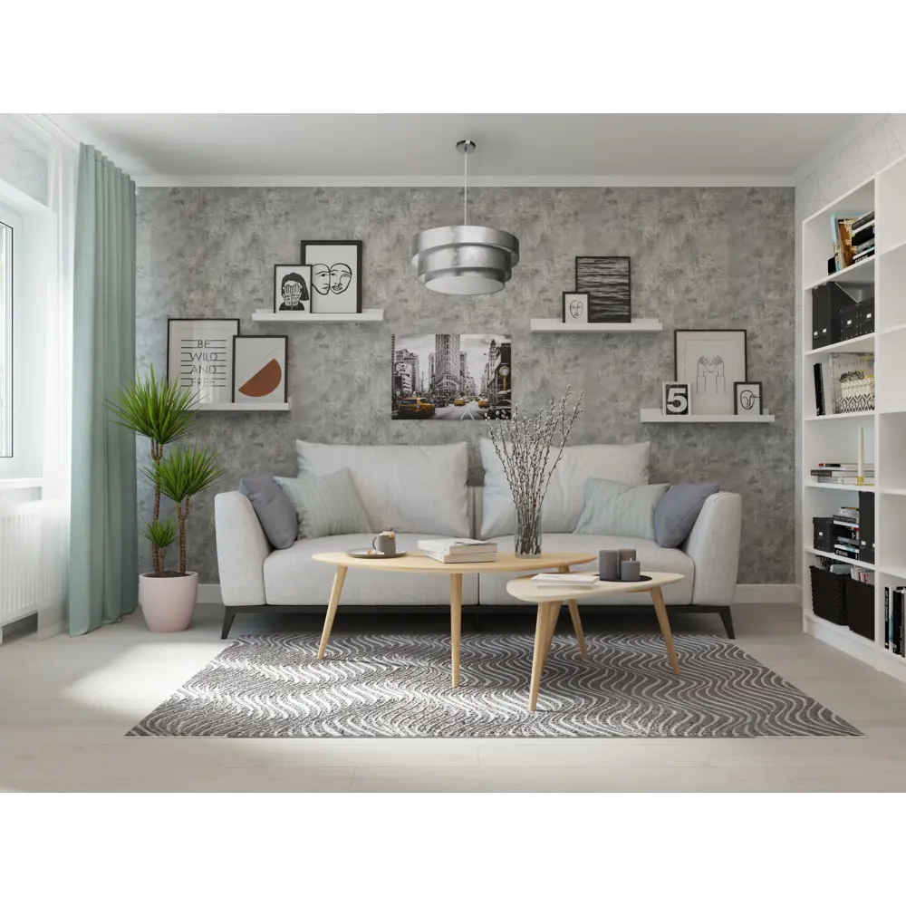 Плинтус потолочный Inspire 10007А белый 100x2000 мм STLM-2184405 - Вид №3