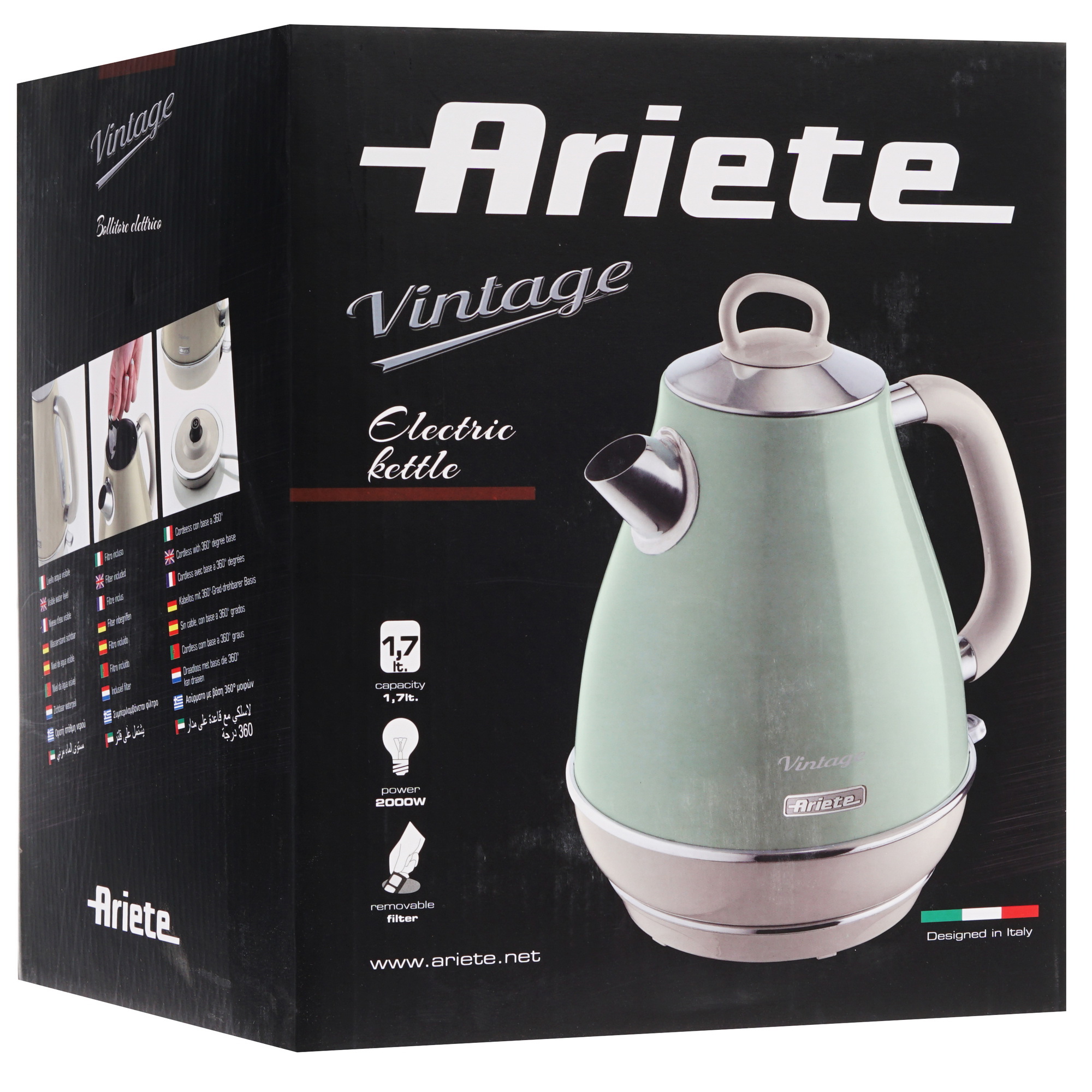 8152852 Электрочайник Ariete 2869/04 зеленый STDN-0028491 - Вид №5