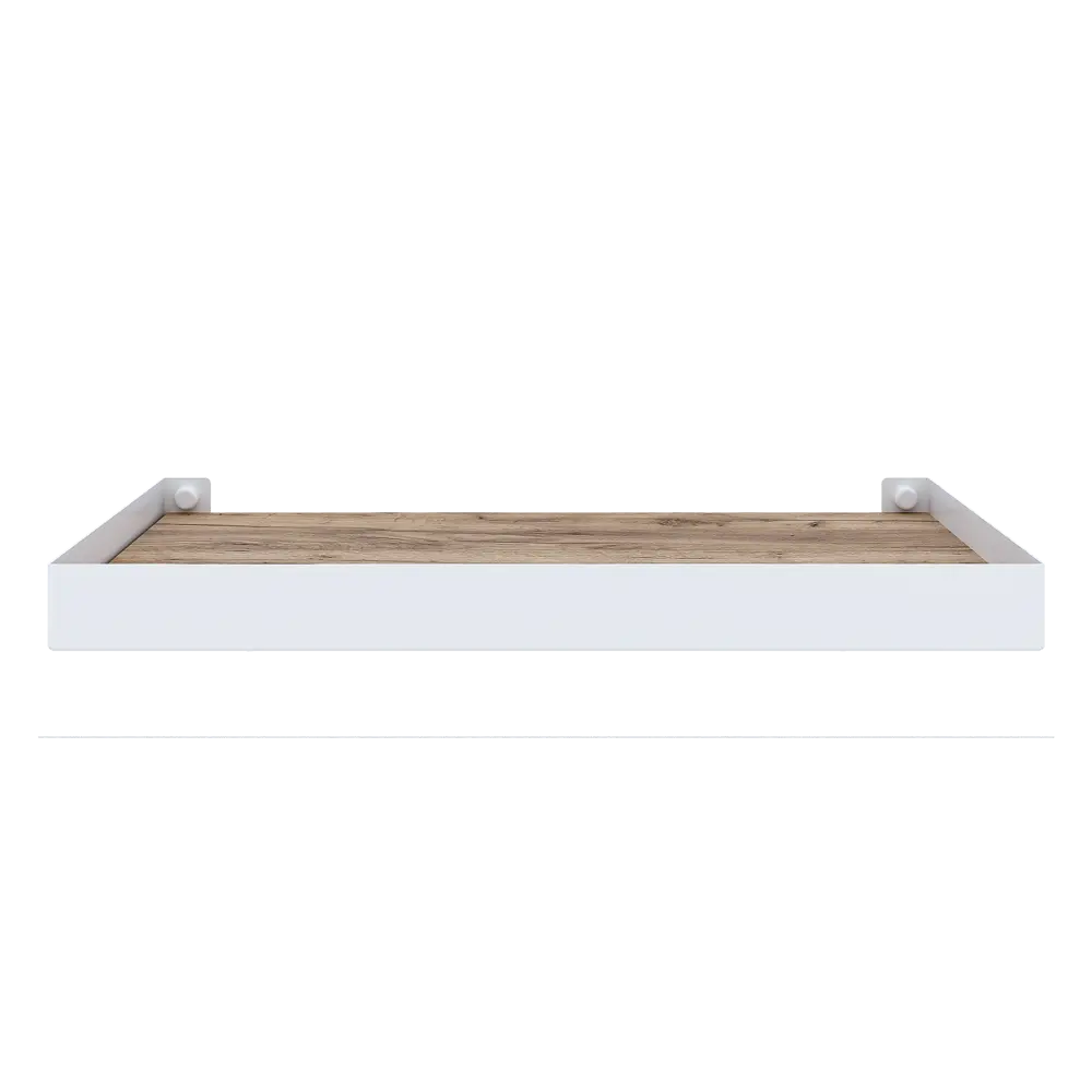 Комплект настенных полок 32x11x3.5/40x15x3.5 см со скрытым креплением металл цвет белый 2 шт. 89390785 STLM-2057878 Santreyd  - Вид №2